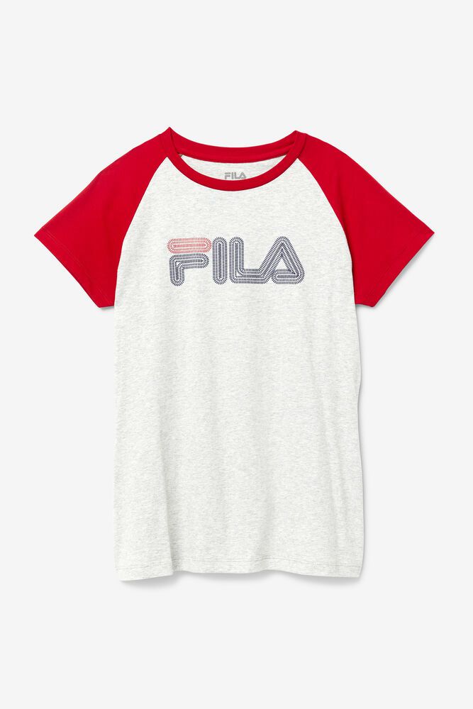 Fila Naisten Paidat Baseball Valkoinen - FTSJ-43609